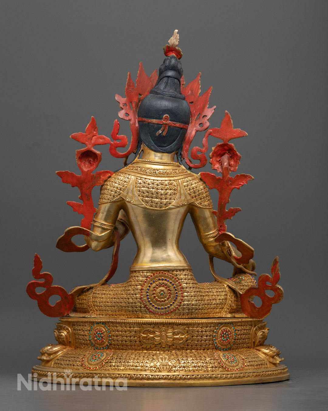 Nepal-Made Green Tara Statue | Traditional Lost Wax Buddhist Art