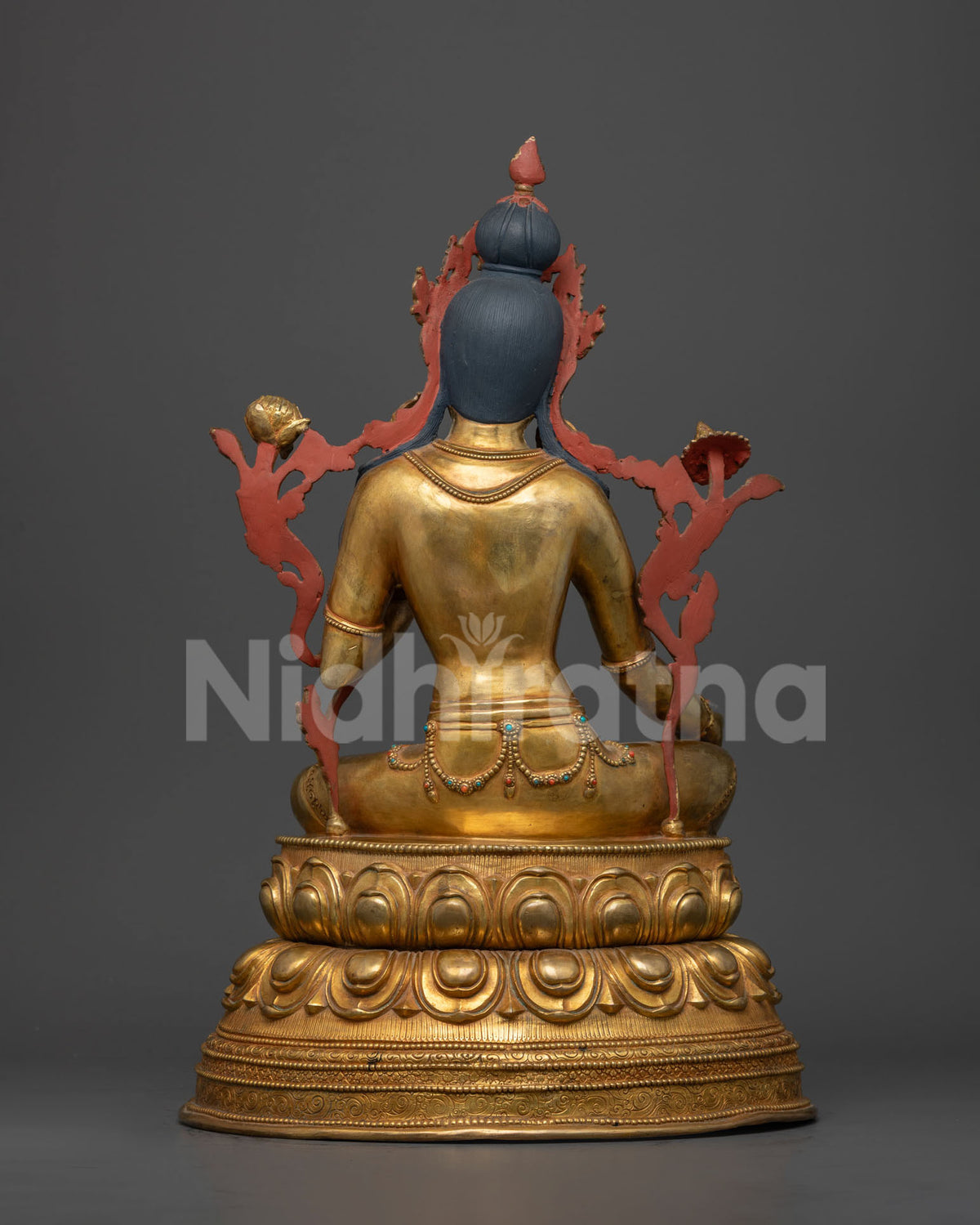 Green Tara Statue from Nepal: Elegance and Spirituality