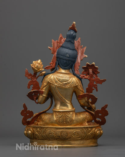 Divine Green Tara Sculpture | Perfect for Spiritual Decor