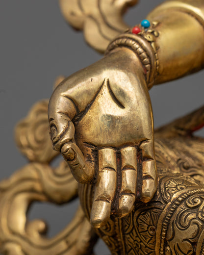 Tibetan Buddhist Green Tara Statue | Vajrayana Practice Statue