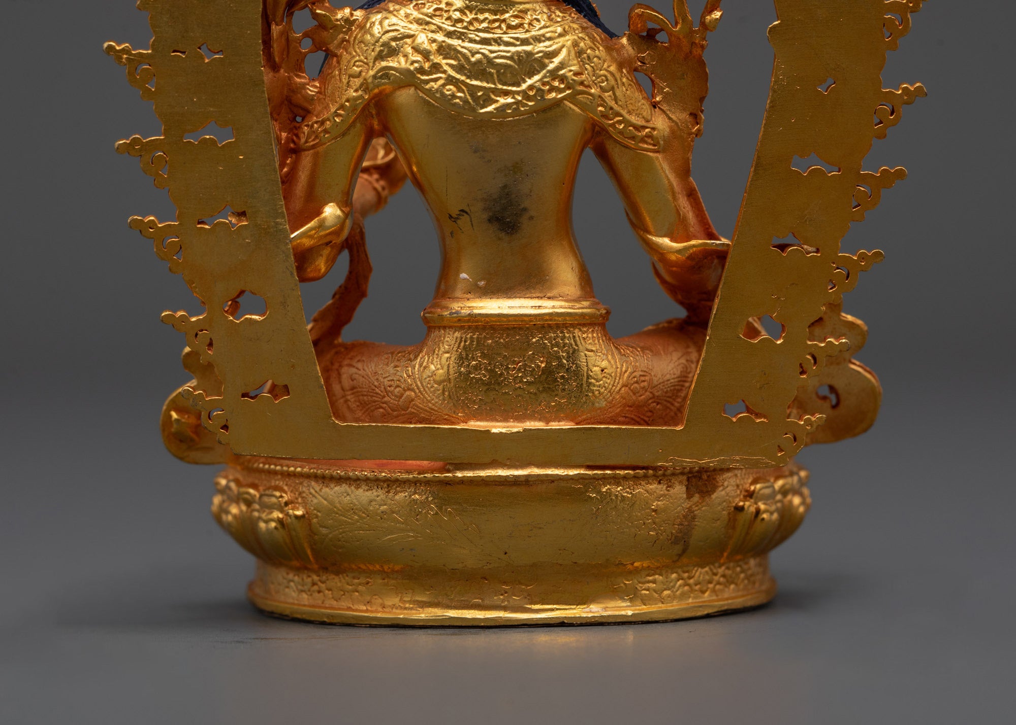 Green Tara Statue Machine-Made with Fine Detailing