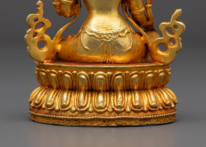 Traditional Green Tara Statue | Tibetan Buddhist Artwork