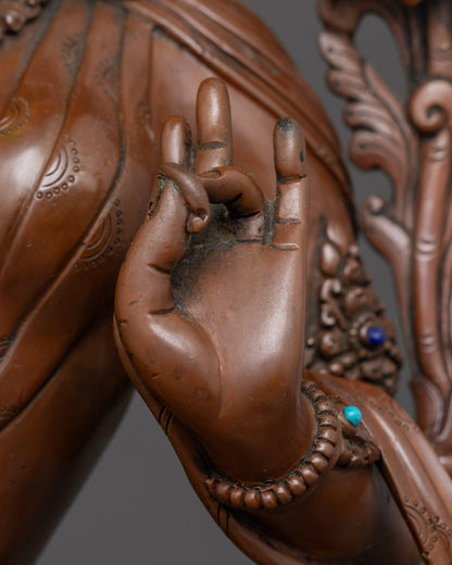 Handmade Tara Devi Sculpture | Himalayan Goddess of Healing
