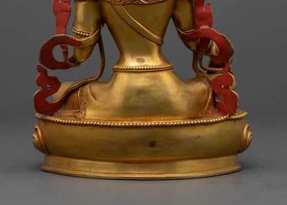 Divine Green Tara Statue | Sacred Art for Mindfulness