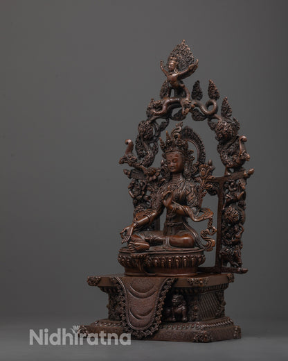 Majestic Arya Tara Statue | Goddess of Compassion & Prosperity