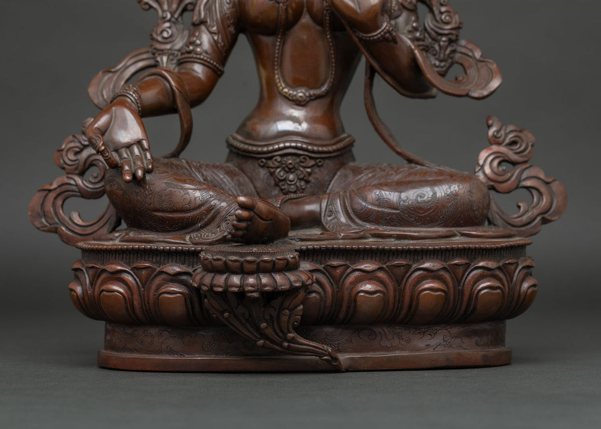 Green Tara Statue