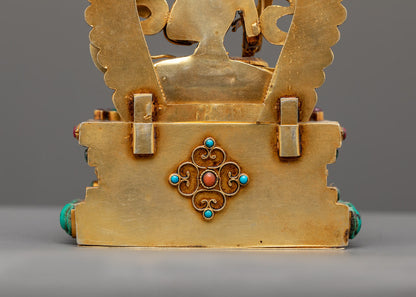 Green Tara Statue | Hand-Carved Himalayan Buddhist Art