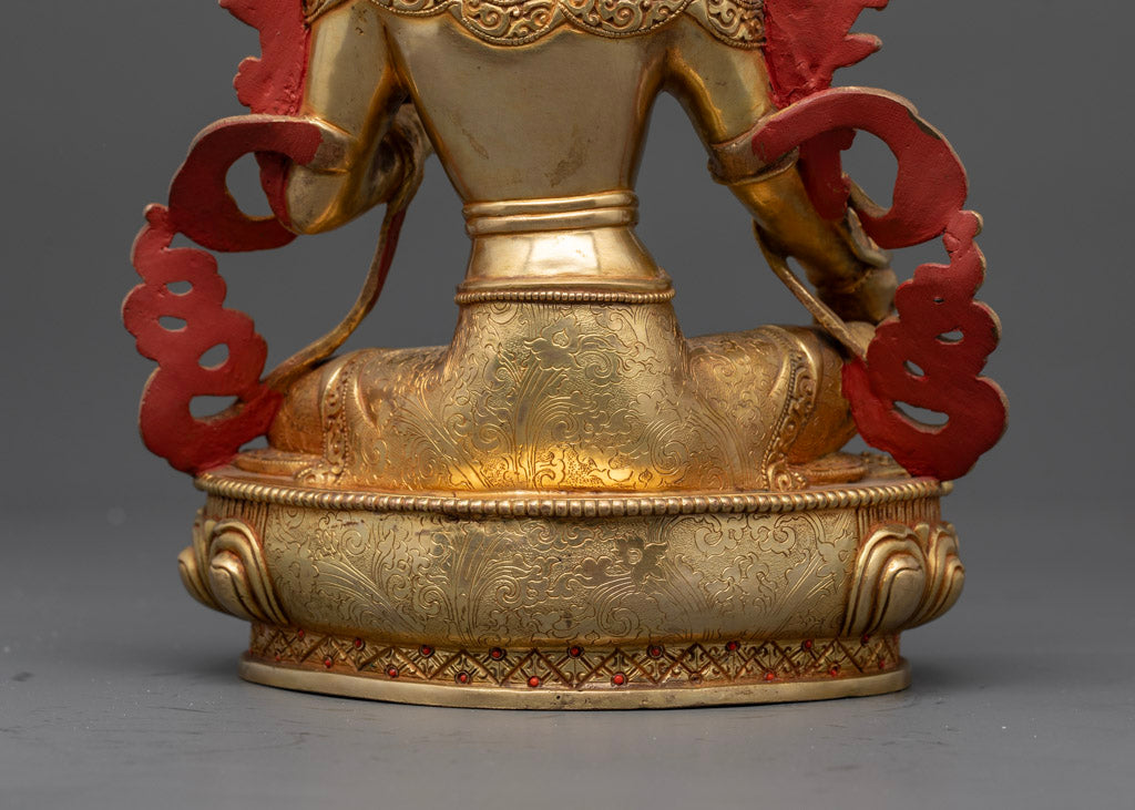 Green Tara mantra statue | Himalayan Buddhist Statue