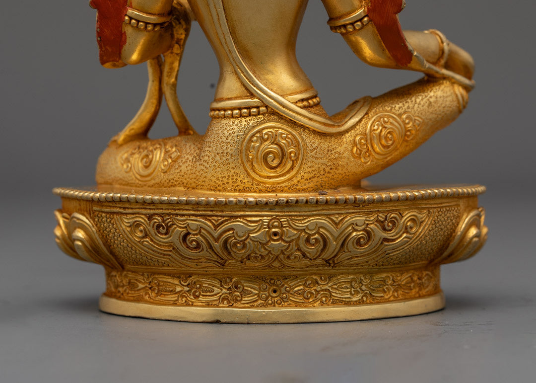 Green Tara Statue | Hand-Craved Buddhist Sculpture