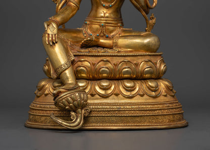 Green Tara Statue from Nepal: Elegance and Spirituality