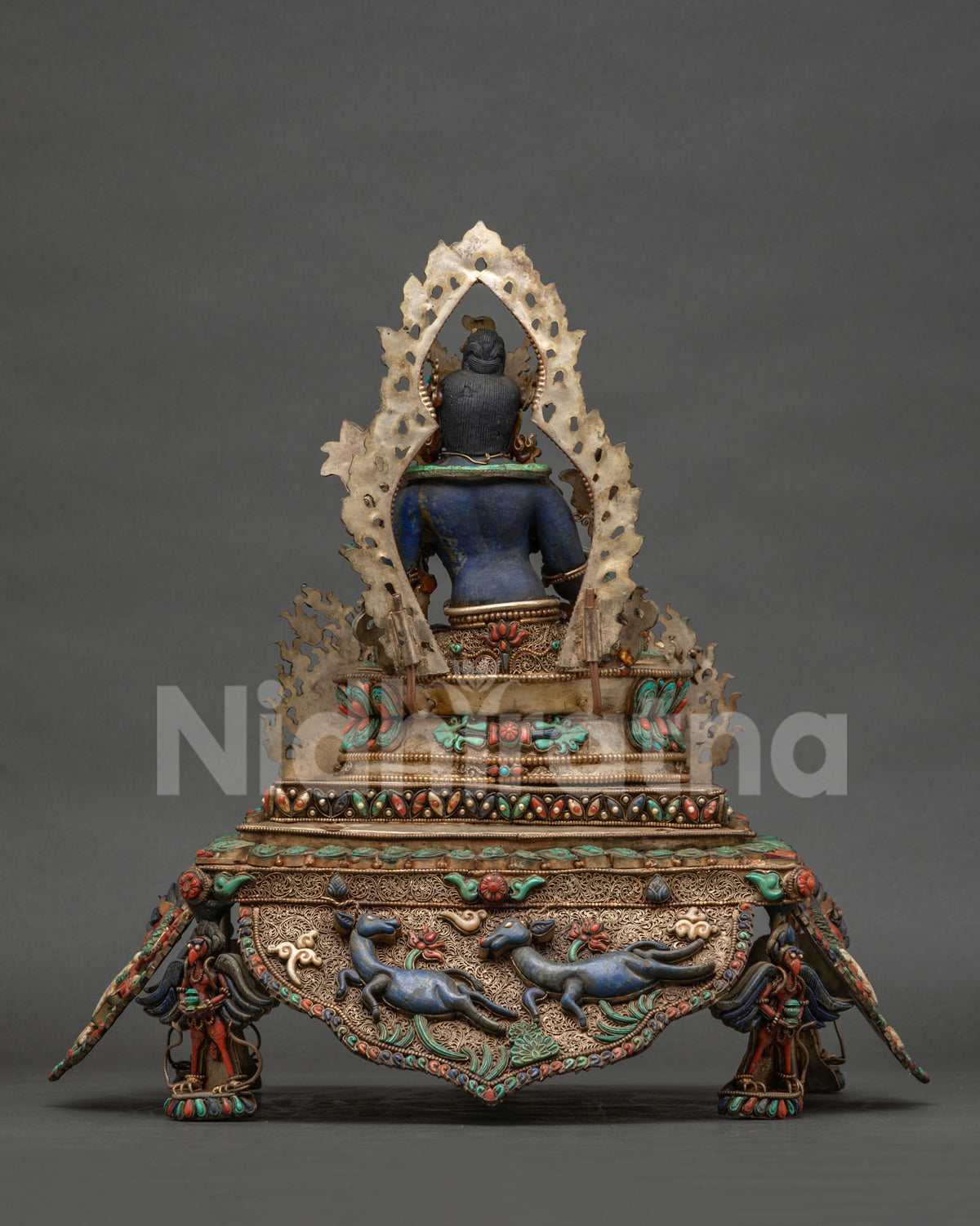 Lapis Lazuli Green Tara Statue | Compassionate Mother of All Buddhas