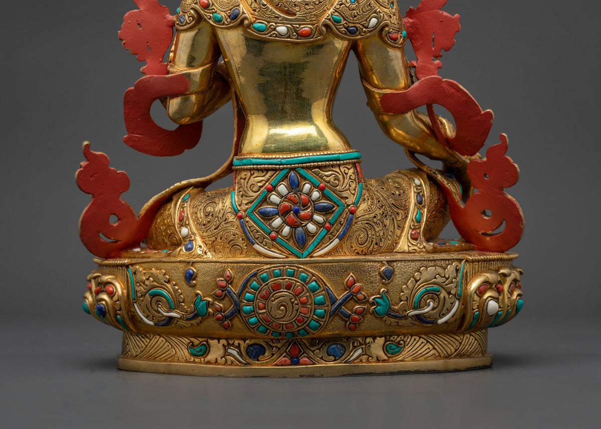 Supreme Mother Green Tara Statue | Premium Tibetan Buddhist Goddess