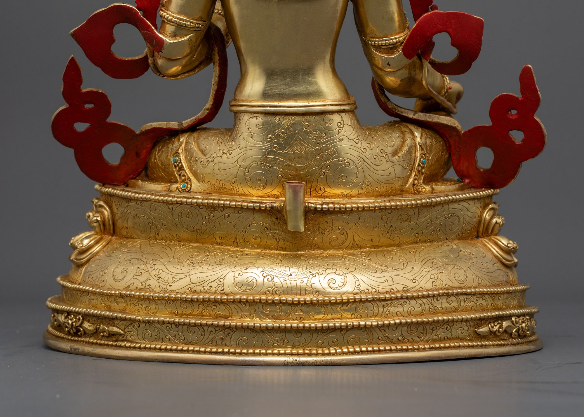 Handmade Green Tara Statue | Nepalese Buddha Sculpture for Blessings
