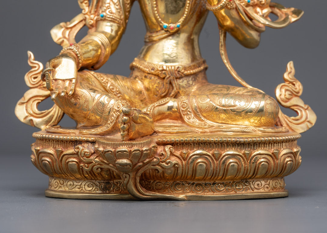 Supreme Mother Green Tara Statue | Himalayan Buddhist Art