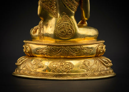 Masterpiece Shakyamuni Buddha Statue | Traditional Himalayan Art Nepal