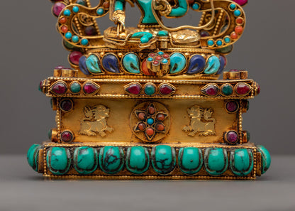 Green Tara Statue | Hand-Carved Himalayan Buddhist Art