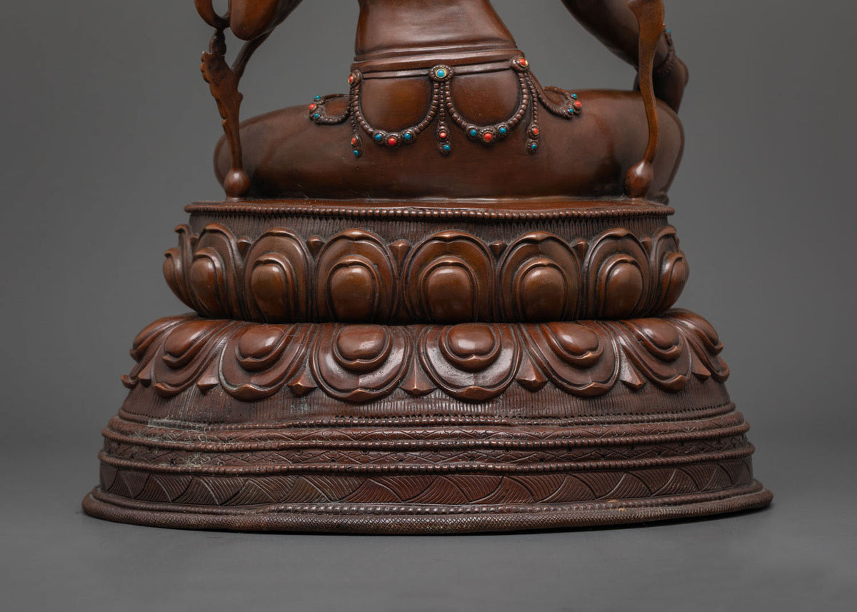 Oxidized Green Tara Statue for Sale | Powerful Symbol of Protection