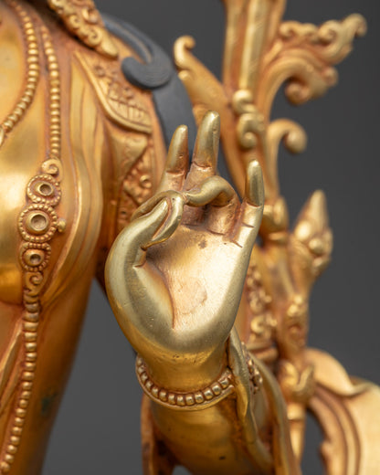 Green Tara Statue | Mother of all Buddhas