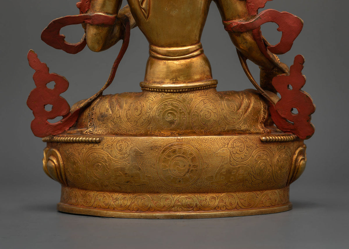 Goddess Green Tara Statue : The Healing Mother in Tibetan Buddhism