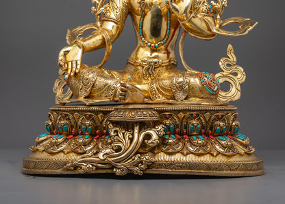 Green Tara Nepalese Statue | Mother of Compassion