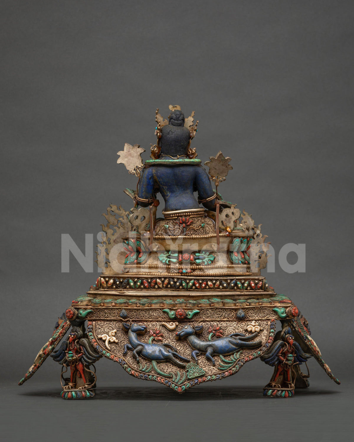 Lapis Lazuli Green Tara Statue | Compassionate Mother of All Buddhas