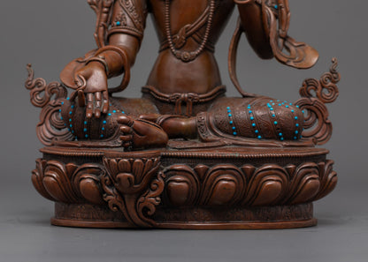 Beautiful Green Tara Sculpture | Mother of All Buddhas