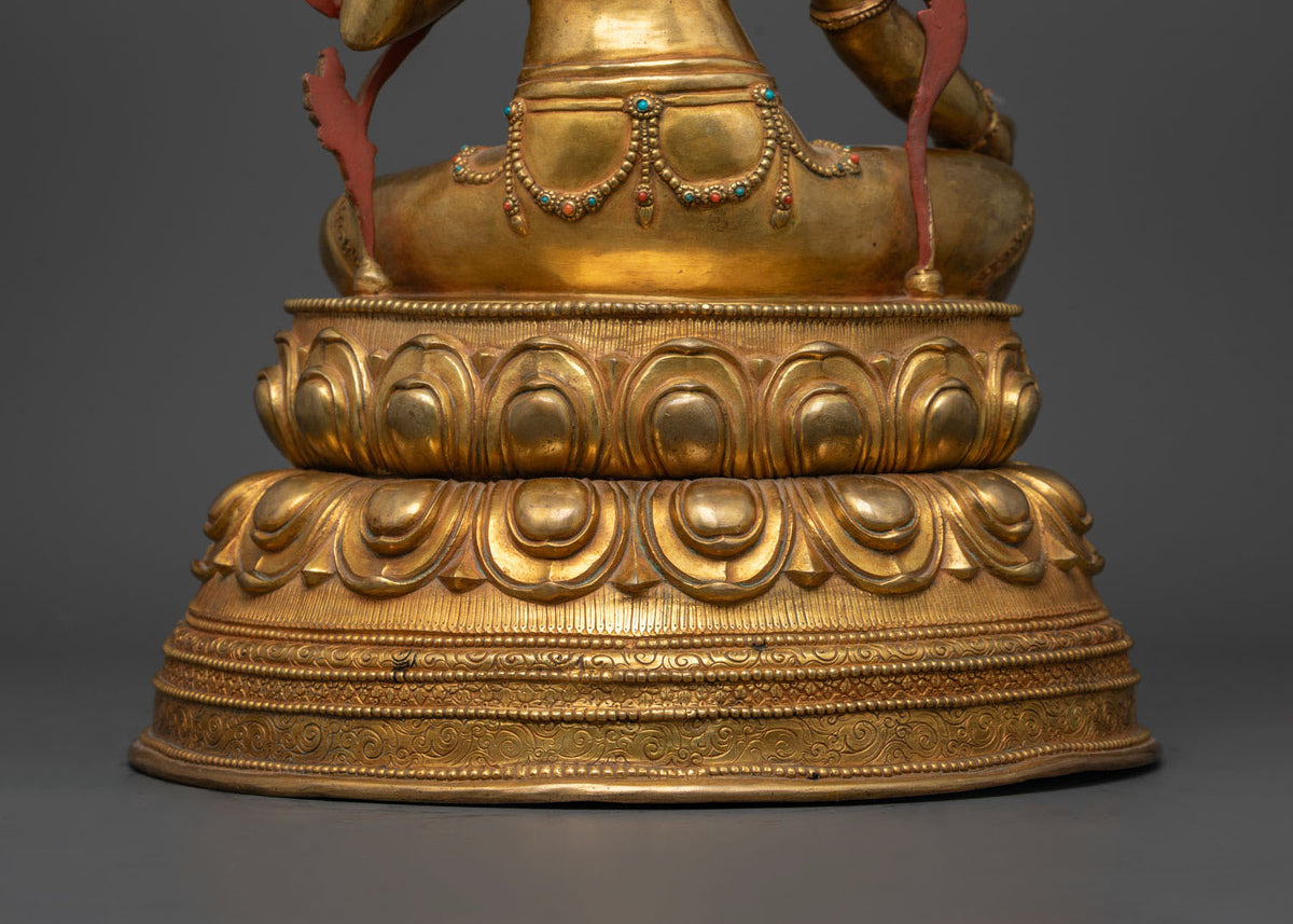 Green Tara Statue from Nepal: Elegance and Spirituality