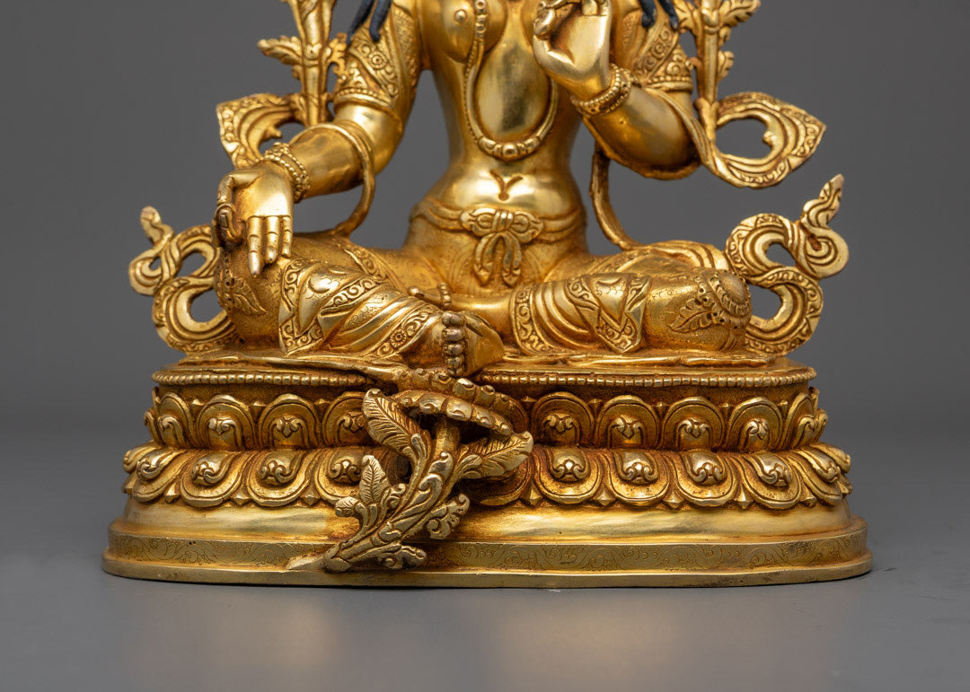 Green Tara Statue for Sale | Genuine Nepalese Buddhist Art
