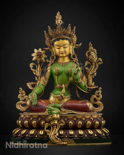 Green Tara Statue | Buddhist Symbol of Enlightenment