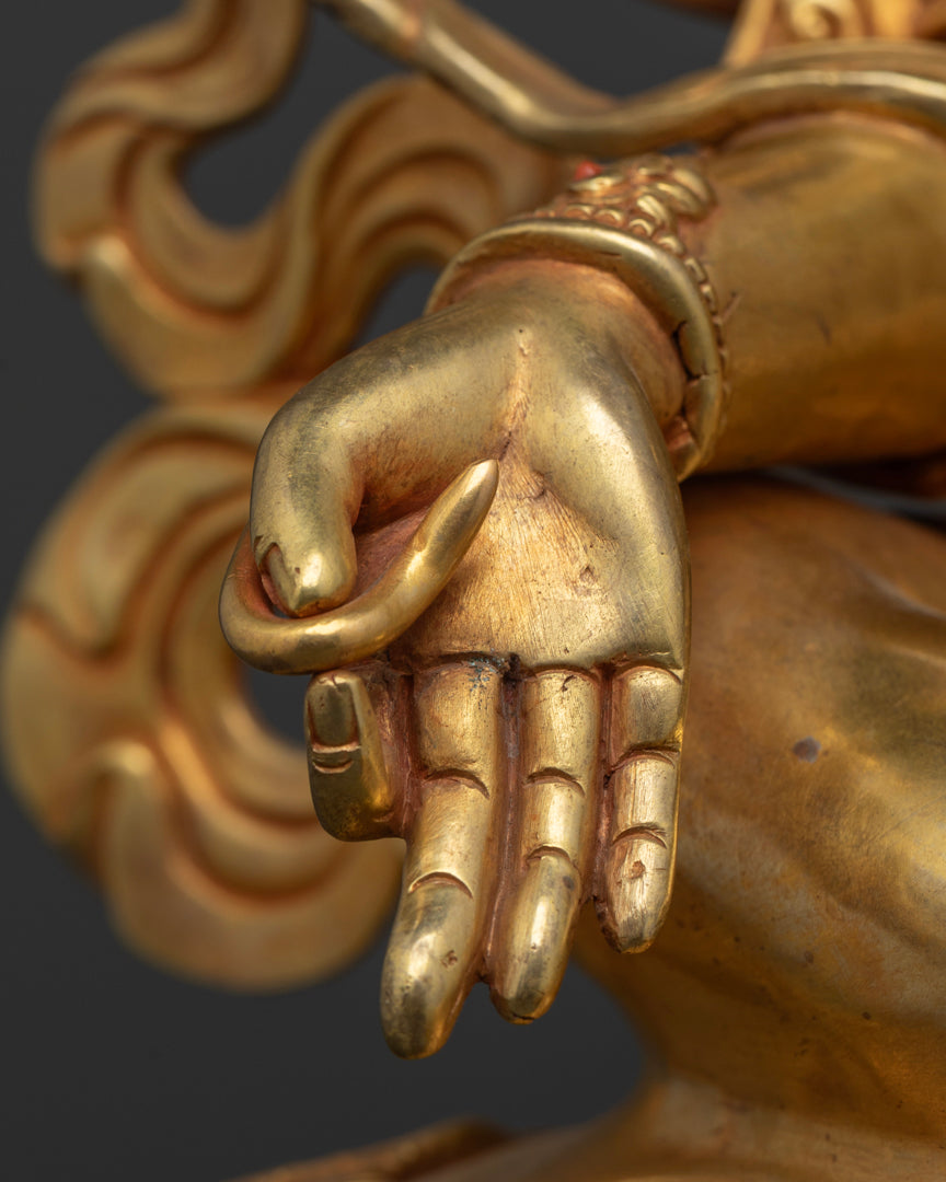 Green Tara Statue | Sacred Art for Healing