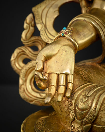 Green Tara Statue: Compassion & Healing
