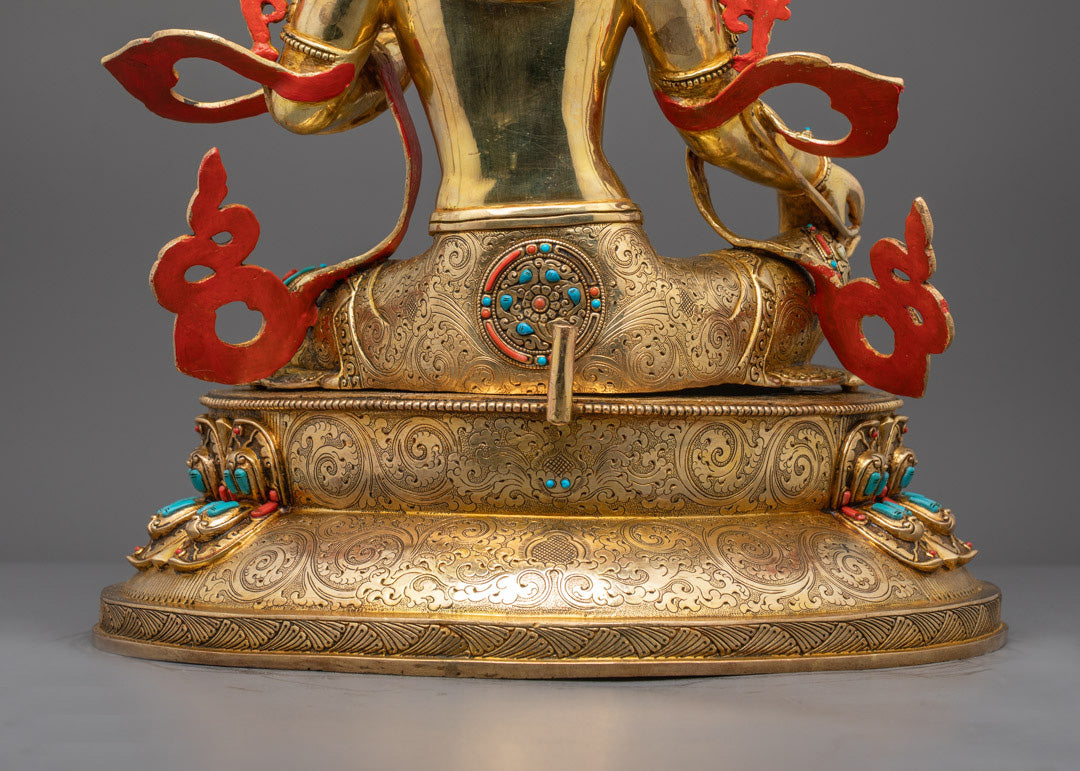Green Tara Nepalese Statue | Mother of Compassion