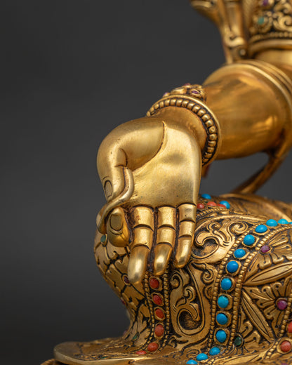 The Green Tara Statue | Protector From The Eight Great Fears
