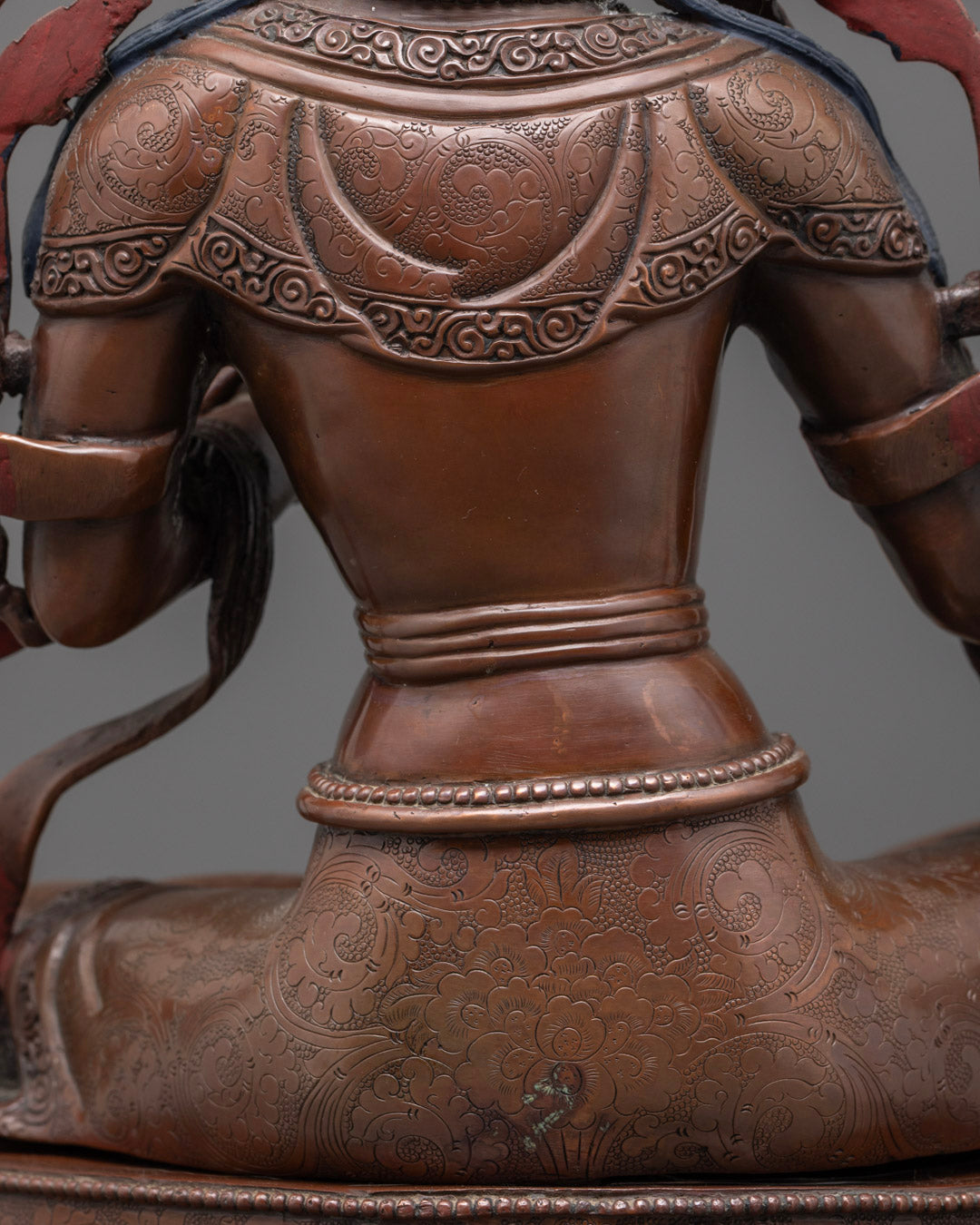 Green Tara Statue | Oxidized-Copper Buddhist Art