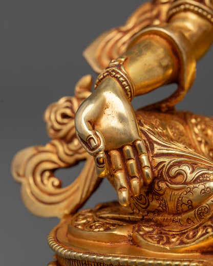 Elegant Green Tara Statue | Handmade Tibetan Symbol of Healing