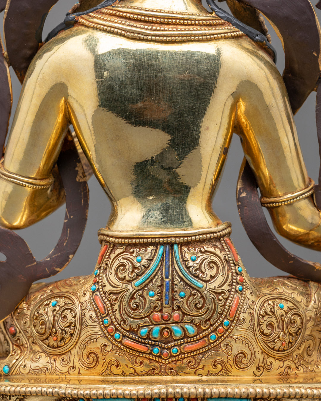 Beautiful Green Tara Statue | Traditional Himalayan Buddhist Art