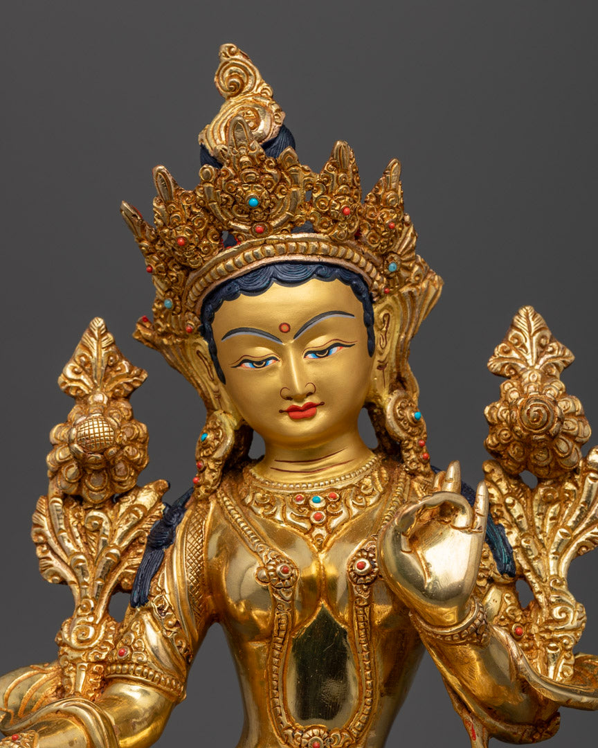 Green Tara Statue | Divine Symbol of Compassion and Liberation