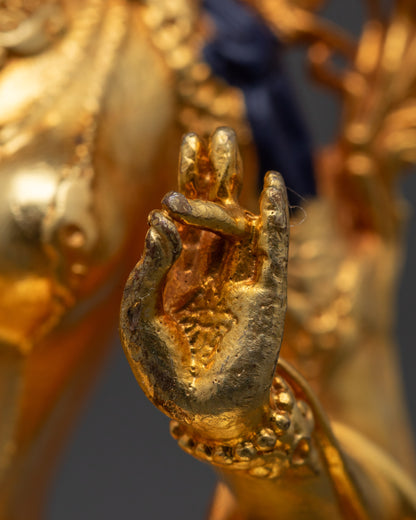 Blessed Green Tara Statue | Tibetan Buddhist Compassionate Savior