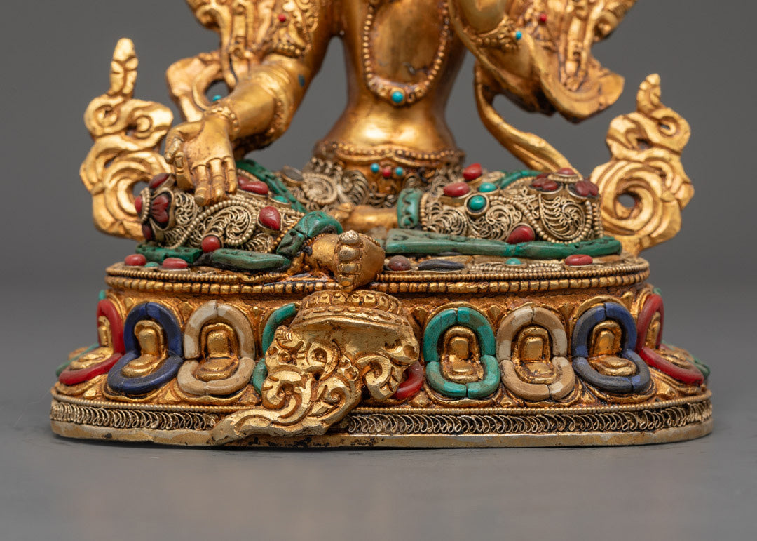 Green Tara Statue Handcrafted in Nepal