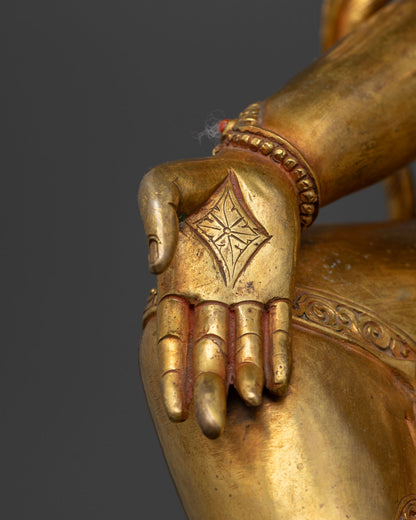 Green Tara Statue from Nepal: Elegance and Spirituality