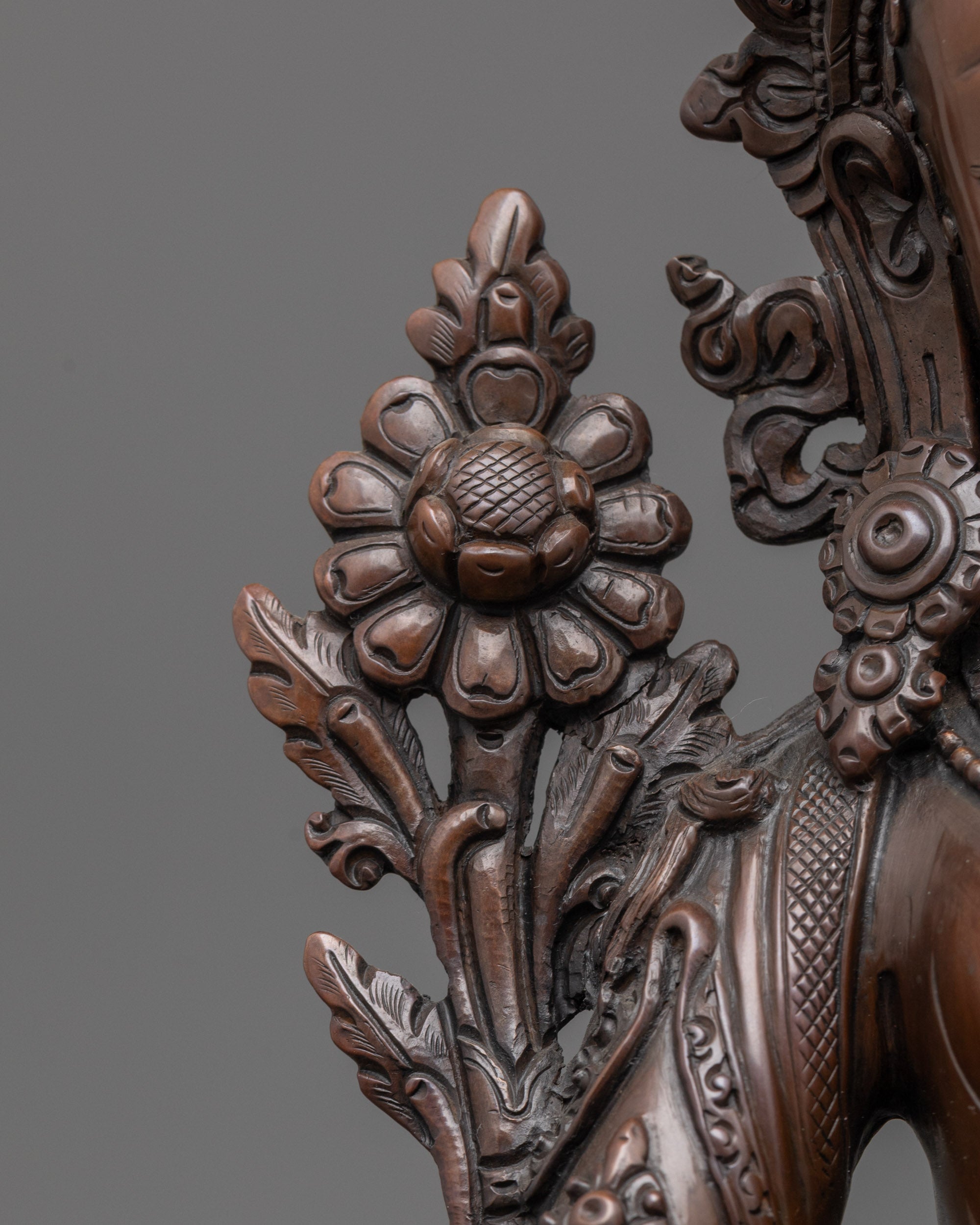 Mystical Oxidized Green Tara Statue | Timeless Tibetan Deity