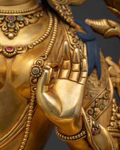 The Green Tara Statue | Protector From The Eight Great Fears