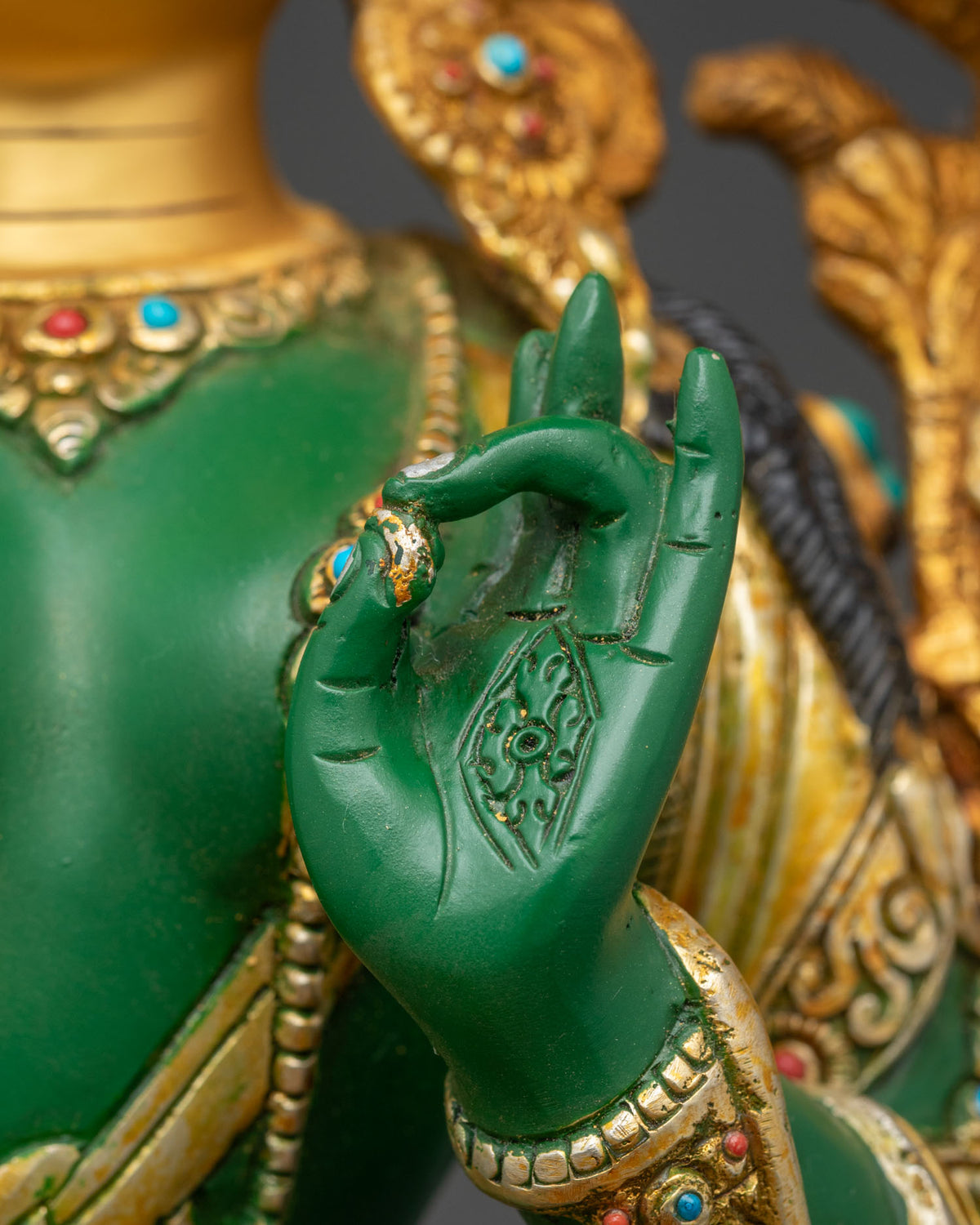 Green Tara Statue | Goddess of Compassion and Action