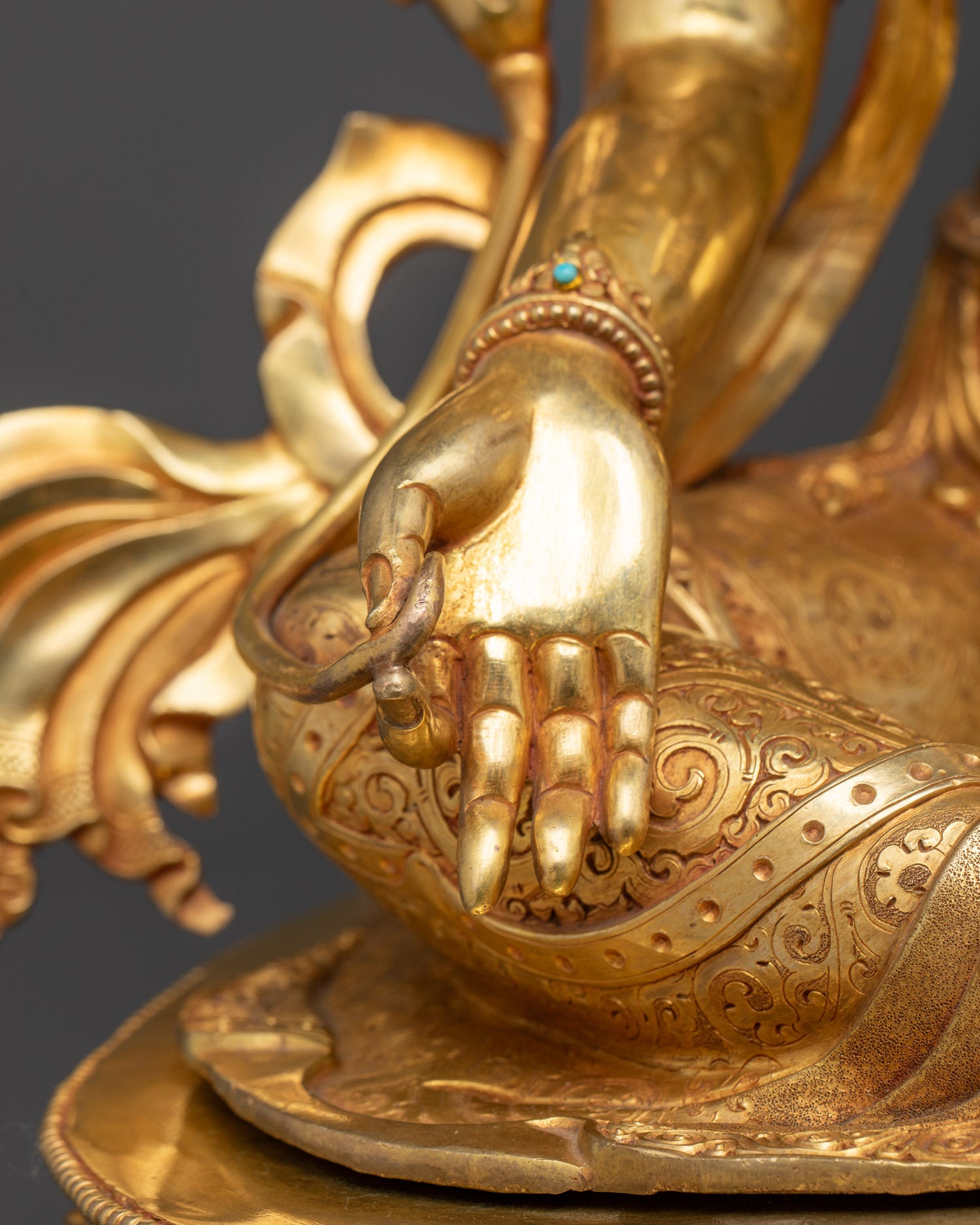 Goddess Green Tara Statue | Handcrafted Guardian of Liberation