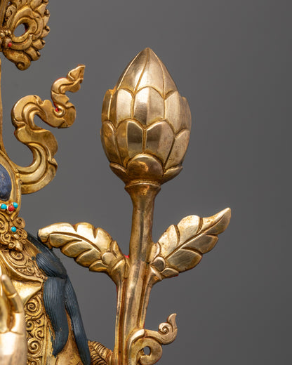 Buy Green Tara Statue with Lotus Base