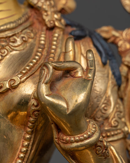 Authentic Green Tara Statue | Tibetan Buddhist Healing Statue