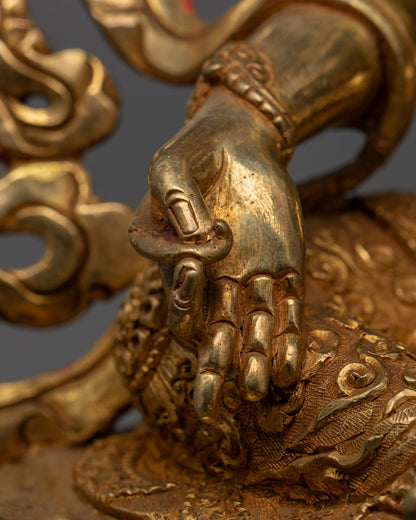 Authentic Green Tara Statue | Handmade Nepalese Sculpture