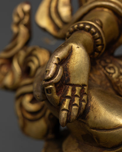Buddhist Green Tara Statue | Tibetan Goddess