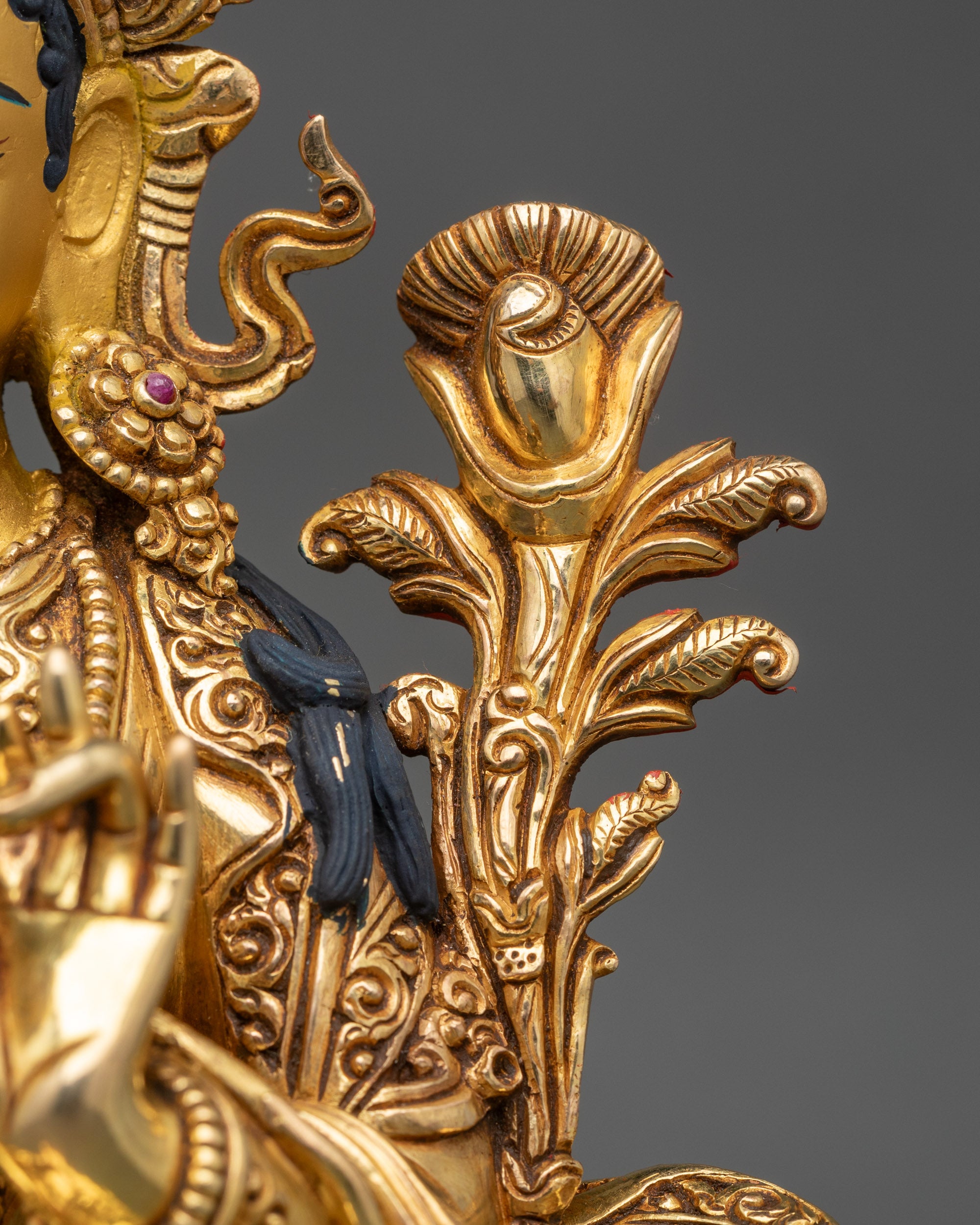 Green Tara Statue | Handcrafted Syamatara Sculpture from Nepal