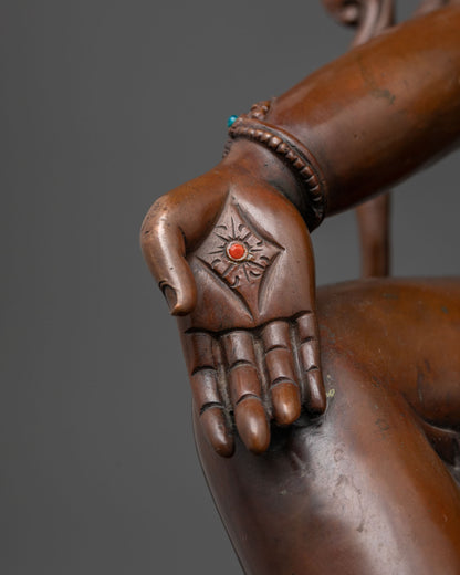 Oxidized Green Tara Statue for Sale | Powerful Symbol of Protection